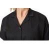 Blouse de travail Femme Noire manches courtes industrie médicale logistique