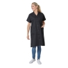 Blouse de travail Femme Noire manches courtes industrie médicale logistique