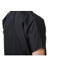 Blouse de travail Femme Noire manches courtes industrie médicale logistique