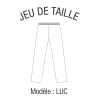 Jeux de tailles Pantalon Luc