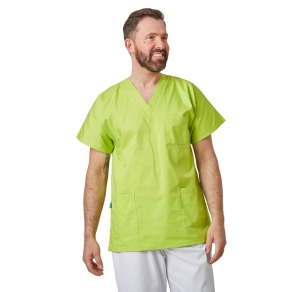 Tunique médicale col V Verte