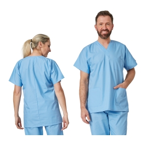 Tunique médicale vétérinaire dentiste Ciel