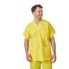 Blouse médicale Jaune col v 3 poches