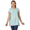 Blouse tablier sans manches verte