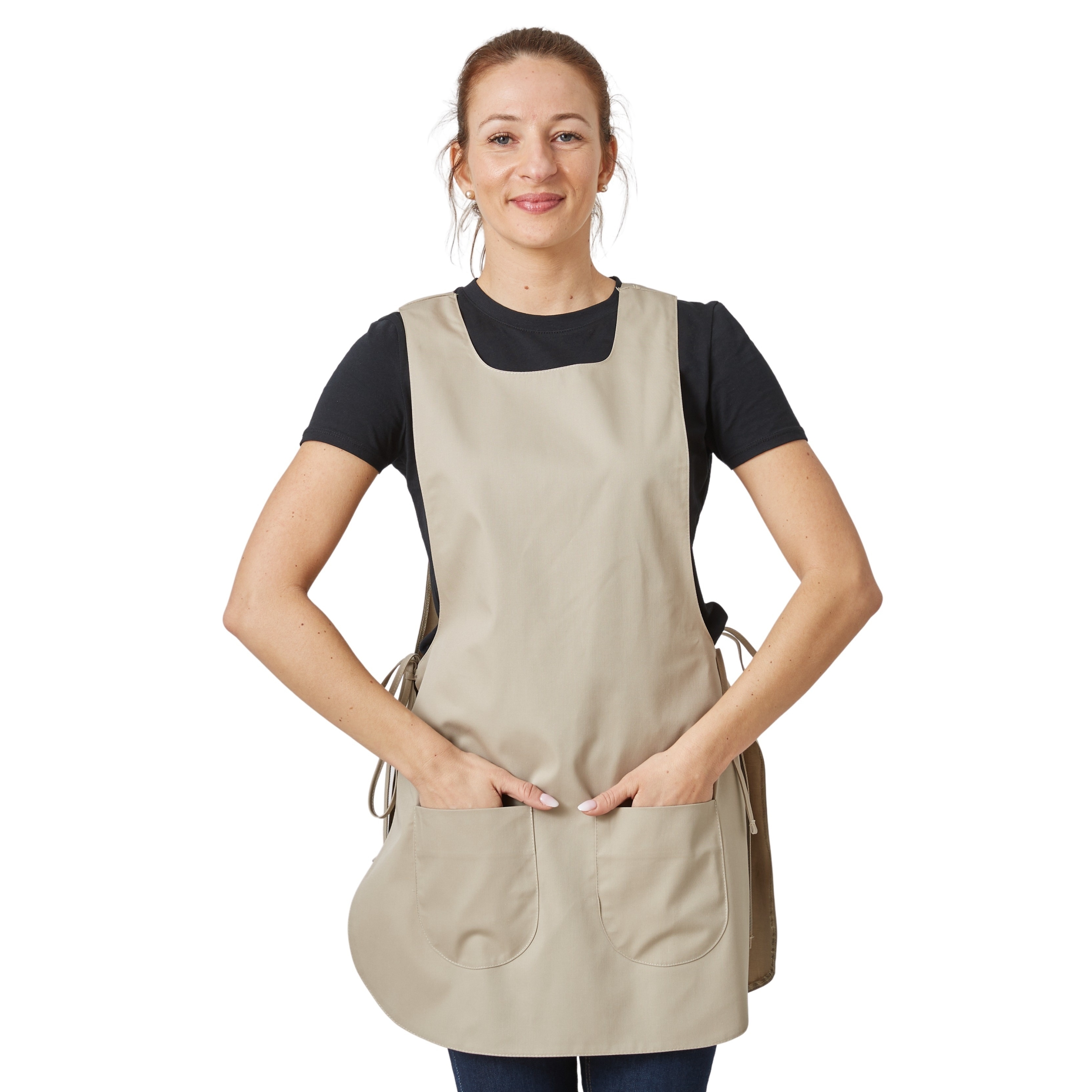 Tablier Protection Cuisine - Sans Manches Uni Bleu - Taille 50 Tablier 3/4 Charmance Tablier Protection Cuisine - Sans Manches Uni Bleu - Taille 50 Tablier 3/4 Charmance