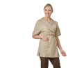 Tunique esthétique Kimono cache coeur Beige