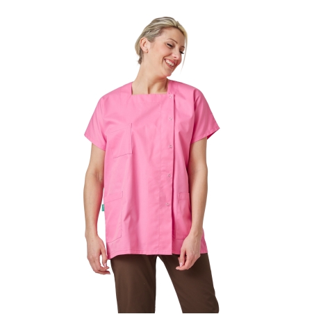 Blouse medicale rose puericulture