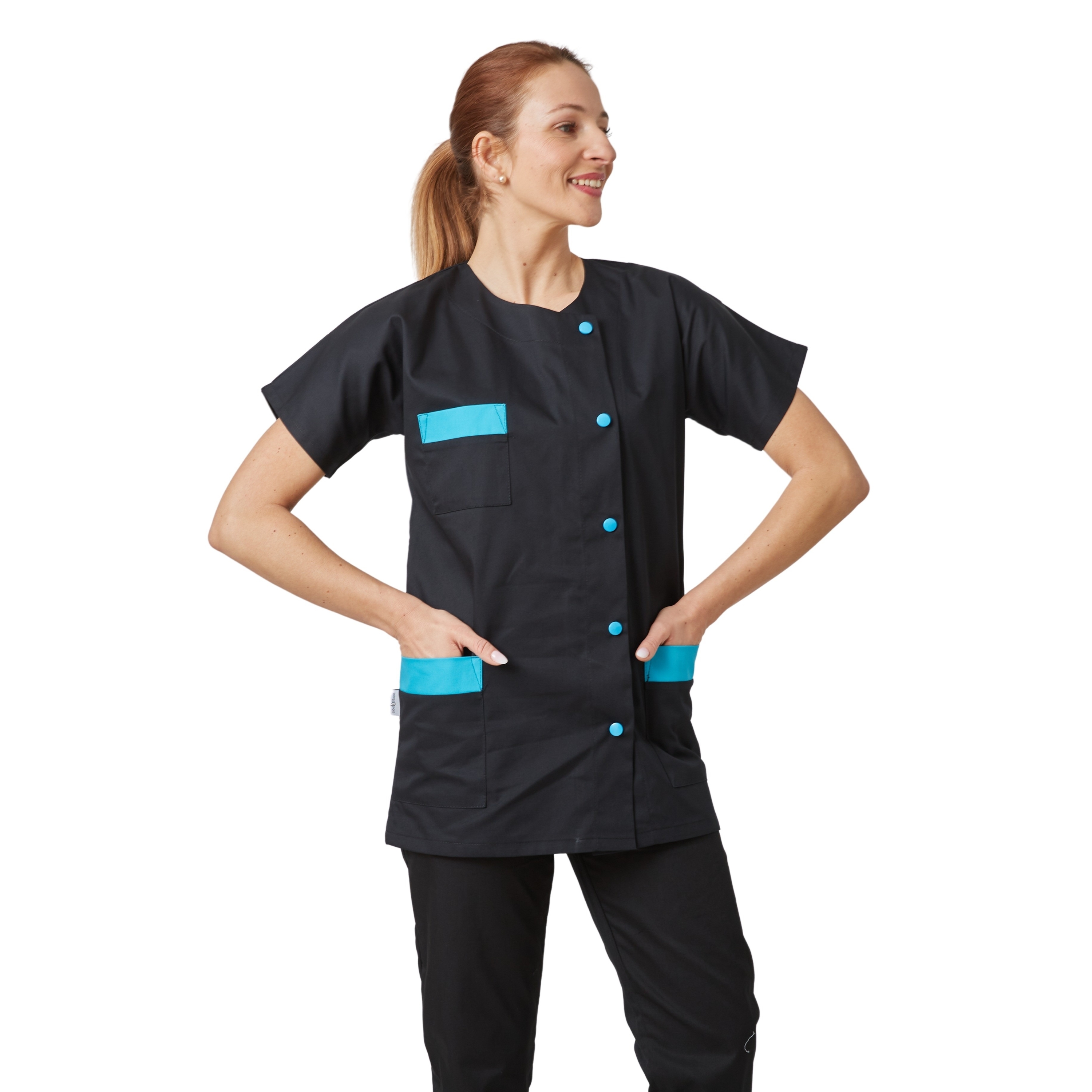 Lavage Societe Vetement De Travail Blouse De Travail Femme Noire