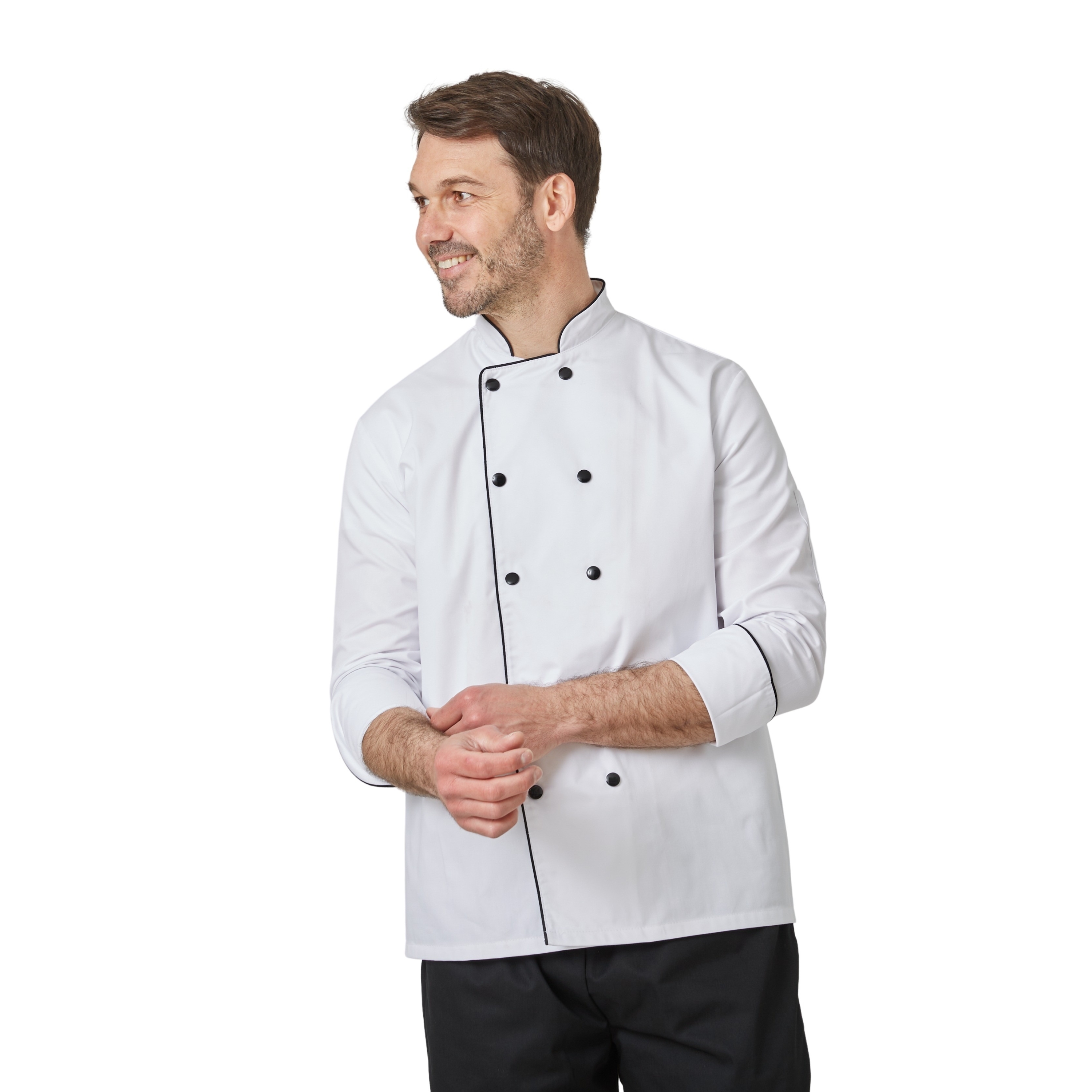 Homme Veste Cuisine Professionnel Veste Cuisine Mixte Double - Main Image