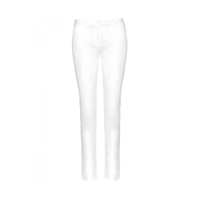 Pantalon Chino Femme White