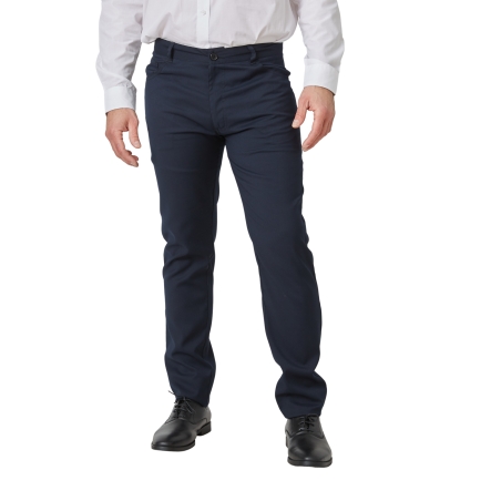 Pantalon de serveur style Chino Marine