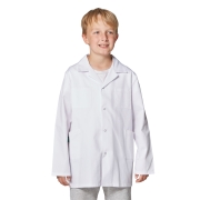 Blouse Blanche Médicale Coton - Manches Longues Unisexe Pour Labo, école