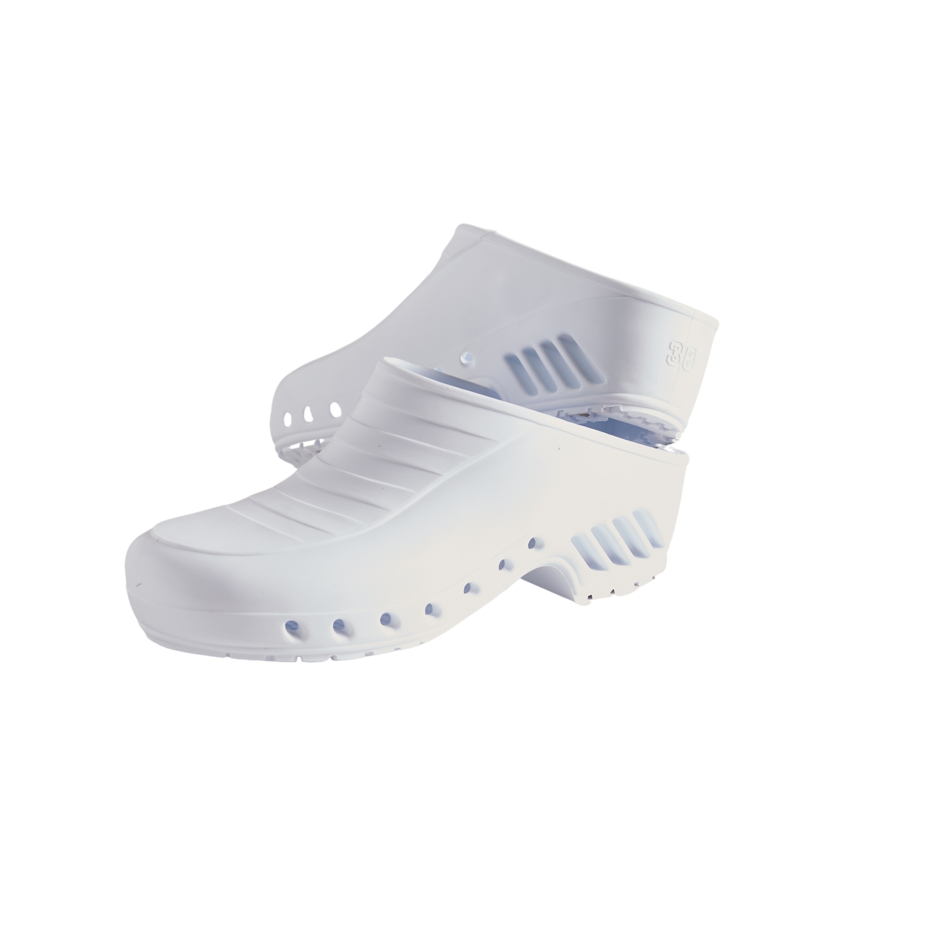 Sabot Médical Blanc En EVA - Taille 35 - Anti-dérapant, Lavable Machine, Bride Amovible - 8