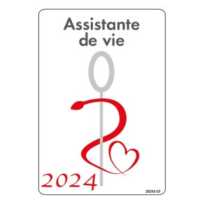 Caducée Infirmière 2024 + pochette adhésive