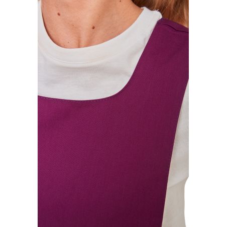 Tablier chasuble Coloris Prune 