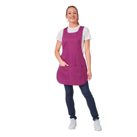 Tablier chasuble Coloris Prune 