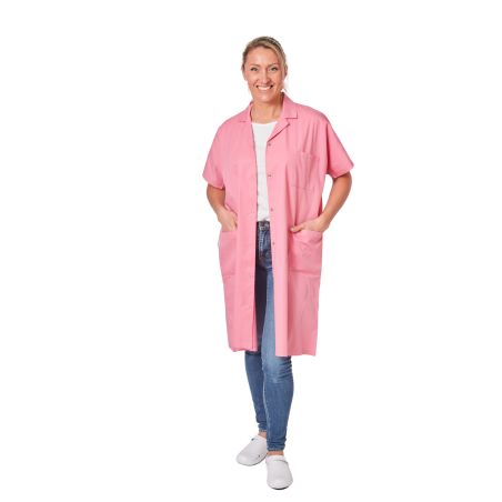 Blouse de travail Femme manches courtes Rose Graziella