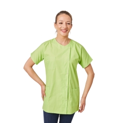 Tunique medicale femme Verte tissu été