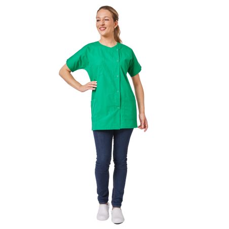 Blouse de travail medicale femme Vert Grass Blouse vétérinaire blouse infirmière