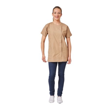 Blouse de travail femme Blouse estheticienne Blouse femme beige