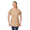 Blouse de travail femme Blouse estheticienne Blouse femme beige