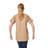 Blouse de travail femme Blouse estheticienne Blouse femme beige