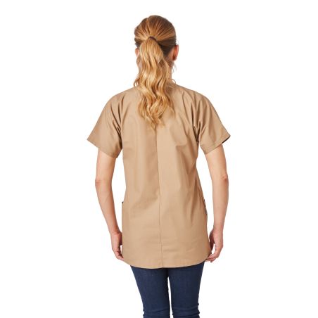 Blouse de travail femme Blouse estheticienne Blouse femme beige