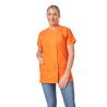 Tunique de travail Orange Femme blouse de travail orange femme medical industrie