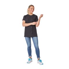 Tunique de travail femme Noir blouse femme noir esthetique