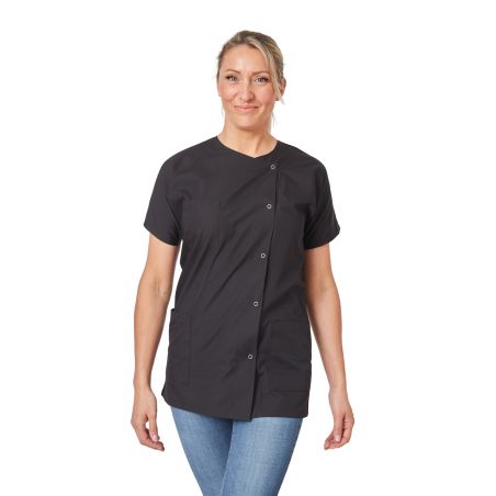 Tunique de travail femme Noir blouse femme noir esthetique 