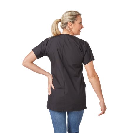 Tunique de travail femme Noir blouse femme noir esthetique 