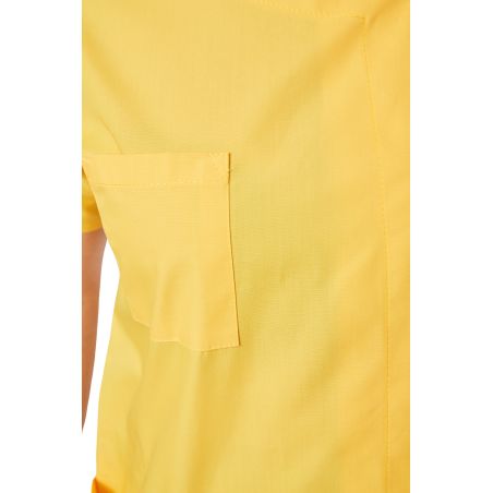 Tunique de travail femme blouse medicale femme jaune poussin