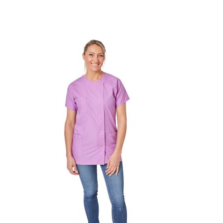 Blouse medicale femme Violet Blouse de travail tunique de travail femme