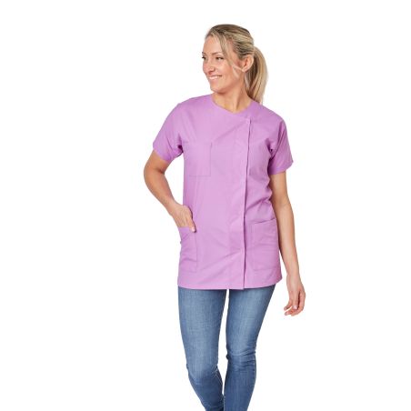 Blouse medicale femme Violet Blouse de travail tunique de travail femme