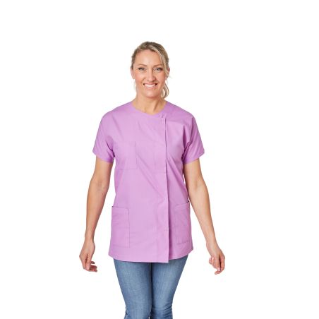 Blouse medicale femme Violet Blouse de travail tunique de travail femme