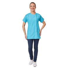 Blouse medicale couleur Turquoise femme Tunique de travail medicale properete aide a domicile