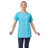 Blouse medicale couleur Turquoise femme Tunique de travail medicale properete aide a domicile