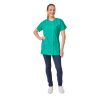 Tunique de travail verte blouse medeciale blouse as Blouse aide a domicile blouse nettoyage proprete