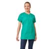 Tunique de travail verte blouse medeciale blouse as Blouse aide a domicile blouse nettoyage proprete