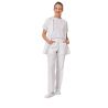 Ensemble medical Blanc Tunique + Pantalon Taille XS à 4XL