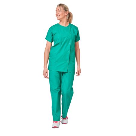 Ensemble de travail medicale Vert top Pantalon et tunique femme Taille Xs à 5XL