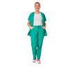 Ensemble de travail medicale Vert top Pantalon et tunique femme Taille Xs à 5XL