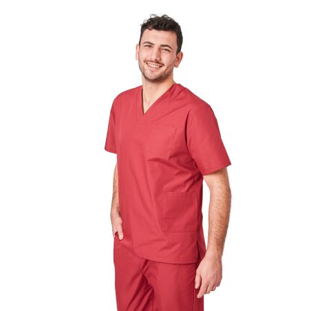 Blouse medical veterinaire kine ergo sage femme Bordeaux Homme Femme