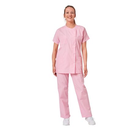 Ensemble medical Tunique Pantalon Femme Blouse medical + Pantalon Rose