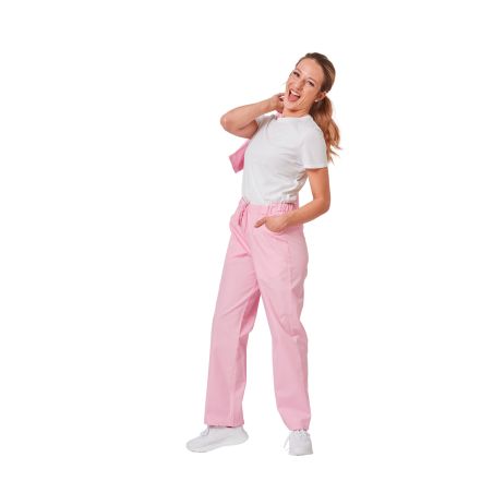 Ensemble medical Tunique Pantalon Femme Blouse medical + Pantalon Rose