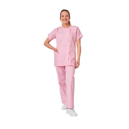 Ensemble medical Tunique Pantalon Femme Blouse medical + Pantalon Rose