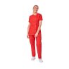 Tenue de travail medical rouge Tunqiiue medical rouge pantalon medical rouge femme