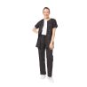 Ensemble de travail Femme noir estheticienne tunique et pantalon