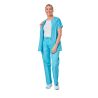 Ensemble de travail medical femme blouse medical et pantalon medical turquoise