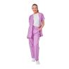 Blouse medical et pantalon de medical violet femme pour tenue infirmiere aide soignante